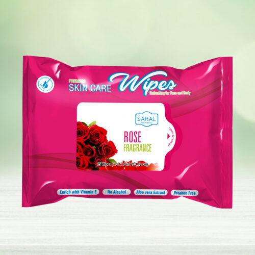 25 Skin Care Wipes_Rose