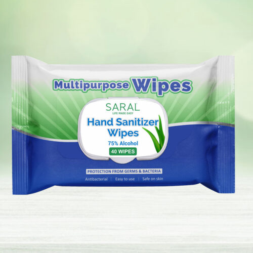 40 Pcs Hand Sanitizer Wipes