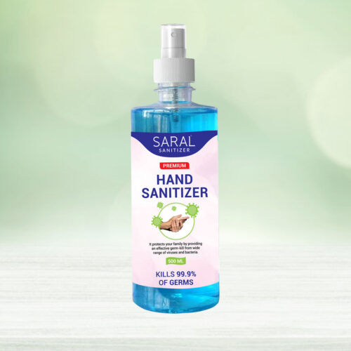 500ml Hand Sanitizer with Mist pump